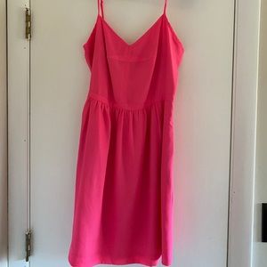 J.Crew Hot Pink Dress